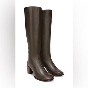 Vince Maggie Clove Leather Knee High Boots 39 8.5